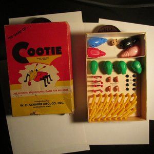 Vintage Original 1947 Game Of Cootie